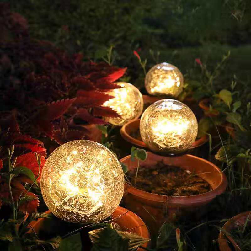Solar Glasleuchte für Garten mit 20 LEDs -    Zorenza