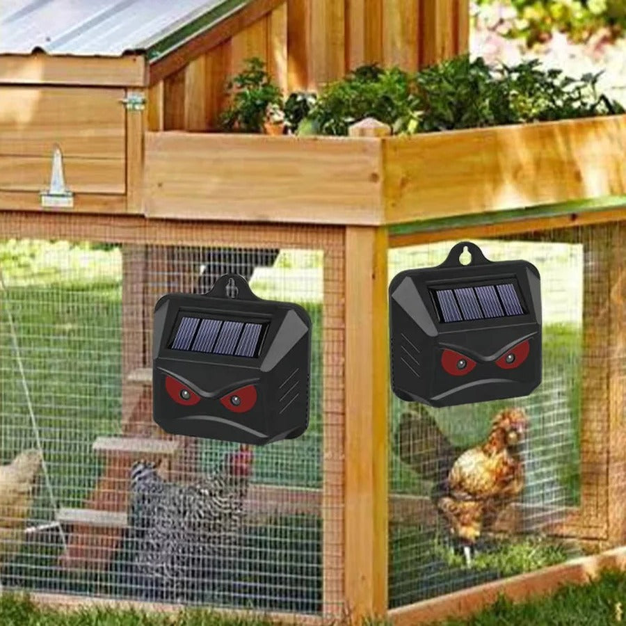 Solar-Tierabwehrgerät mit Ultraschall -    Zorenza