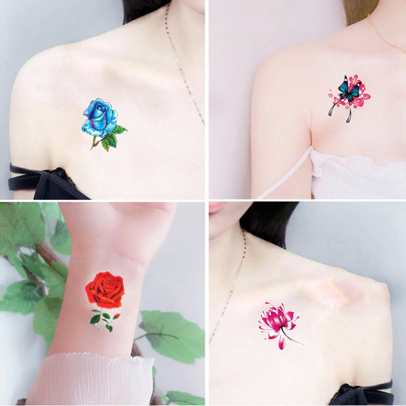 3D Tattoo-Stickers Set – Wasserfest & Hautfreundlich -    Zorenza