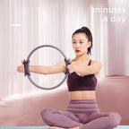 Pilates Ring mit gepolsterten Griffen – Trainingsgerät für Kraft und Haltung -    Zorenza