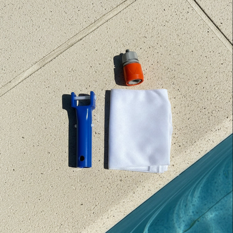 Poolsauger mit Filterbeutel – ohne Chemie -    Zorenza