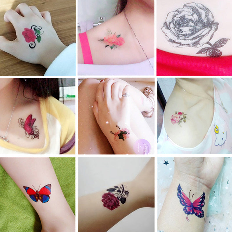 3D Tattoo-Stickers Set – Wasserfest & Hautfreundlich -    Zorenza
