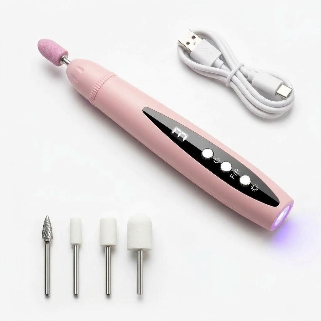 Nagelbohrer 2-in-1 mit UV-Lampe zum Aushärten -    Zorenza