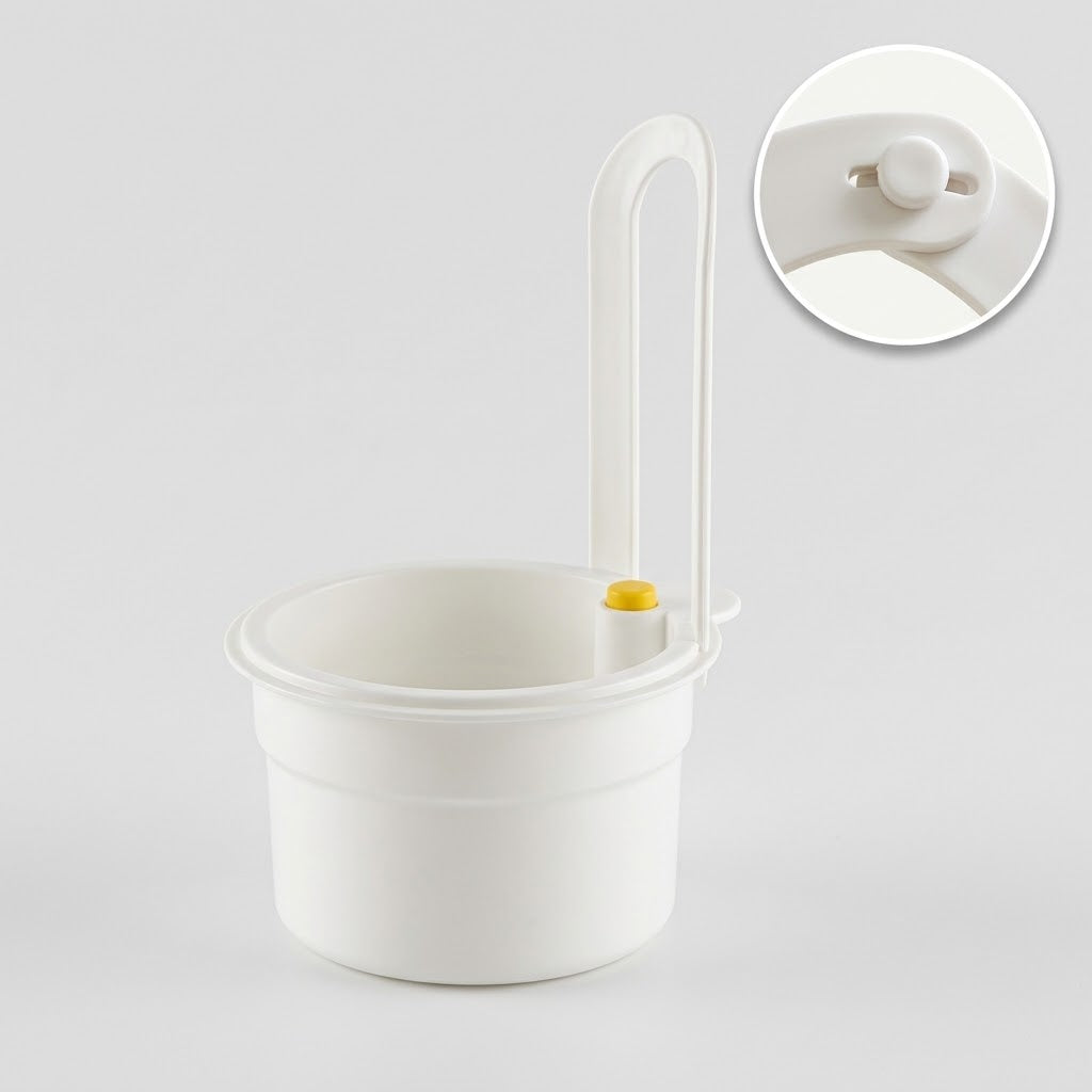 Hänge-Sieb für den Wasserhahn mit Klick-Entleerung, 14,2 cm -    Zorenza