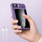 Powerbank mit kabellosem Laden und LED-Anzeige -    Zorenza