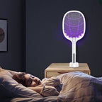 Elektrische Fliegenklatsche mit Moskito-Lampe – 2-in-1 USB Aufladbar -    Zorenza