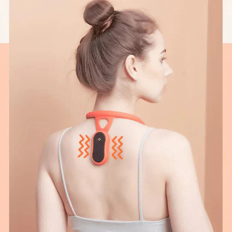 Massage-Gerät für Nacken und Schultern – Drahtlos mit Pulsation -    Zorenza