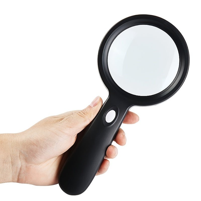 LED Handlupe mit 10-fach Vergrößerung – Ergonomischer Griff Zorenza