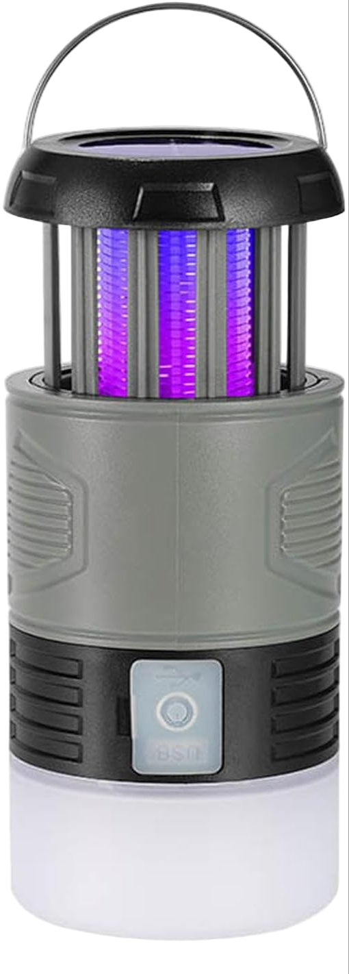 Mückenlampe Solar mit UV-Licht und LED-Taschenlampe -    Zorenza