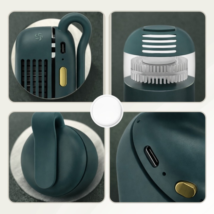 Clip-Ventilator mit 360° Airflow – Leise & Tragbar Zorenza