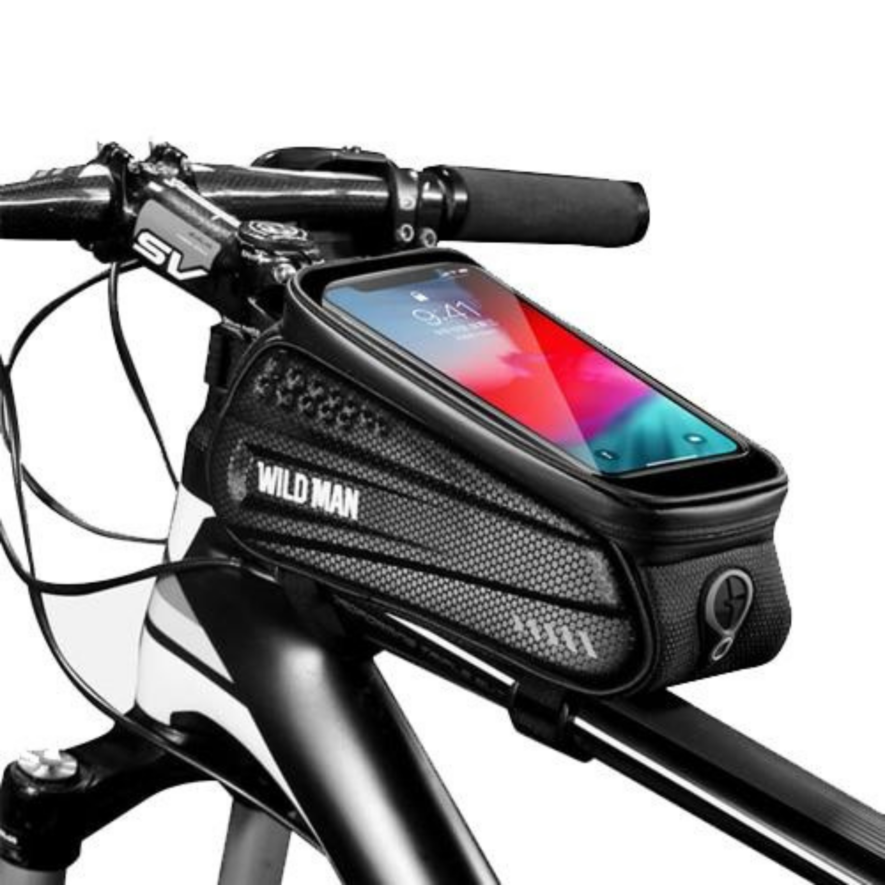 Fahrradtasche Rahmen wasserdicht mit Touchscreen-Fenster -    Zorenza