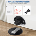Magnetischer Türstopper unsichtbar aus Edelstahl -    Zorenza