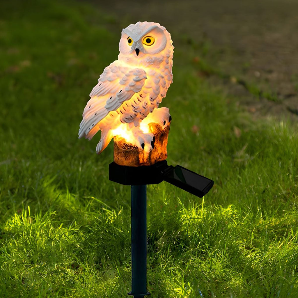 Solarleuchte Eule mit LED-Beleuchtung für Garten und Terrasse -    Zorenza