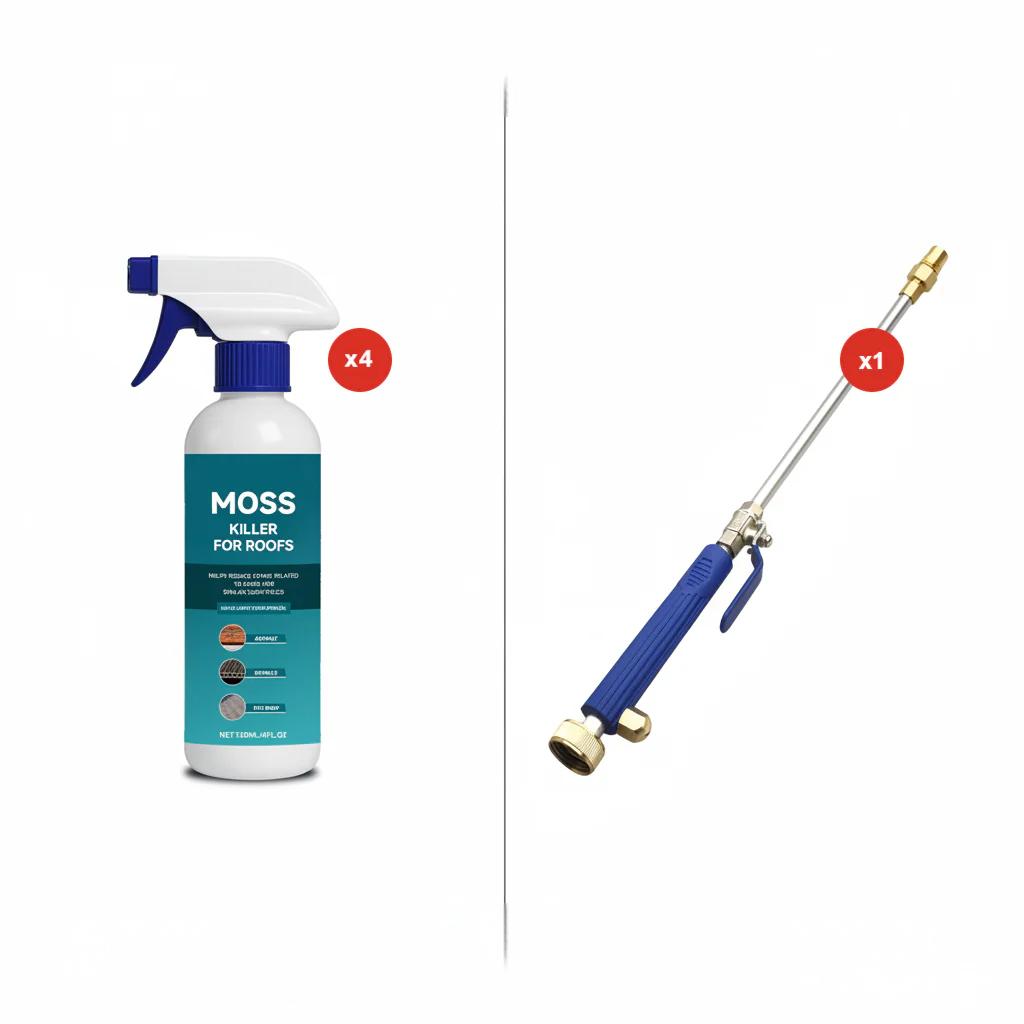 Dachreiniger Spray gegen Moos und Algen – 120 ml -    Zorenza