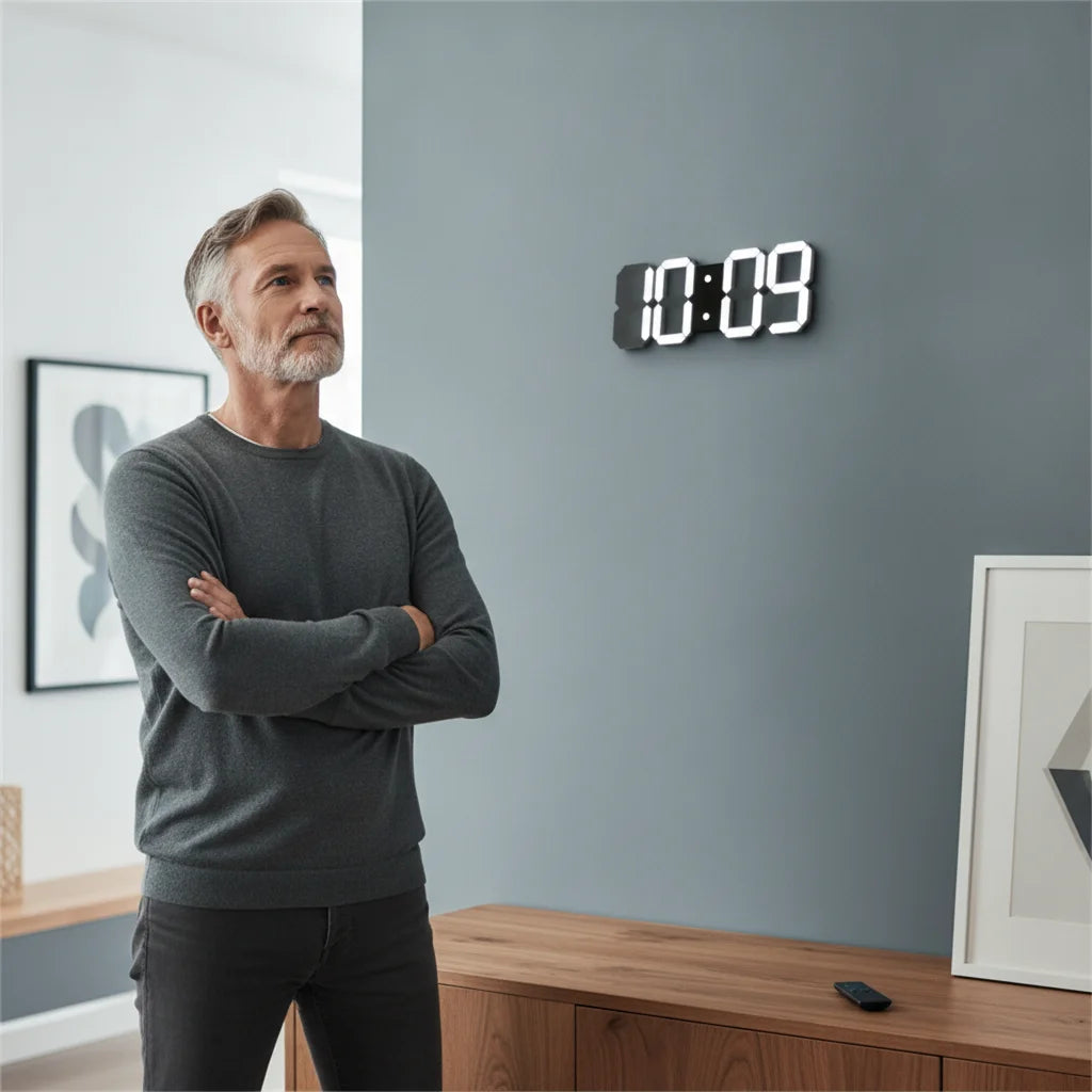 4 motivi per scegliere questo orologio da parete a LED per la casa