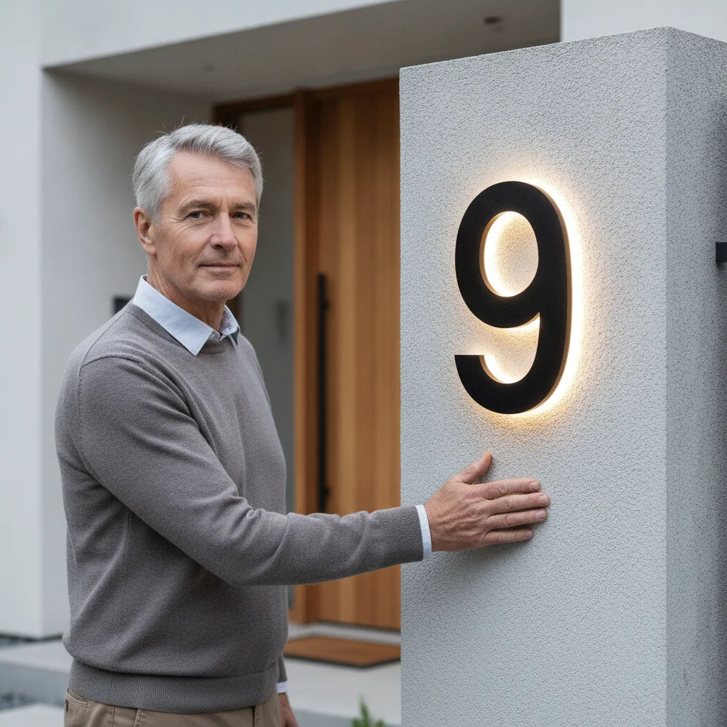4 Gründe für eine gut sichtbare Hausnummer bei Nacht