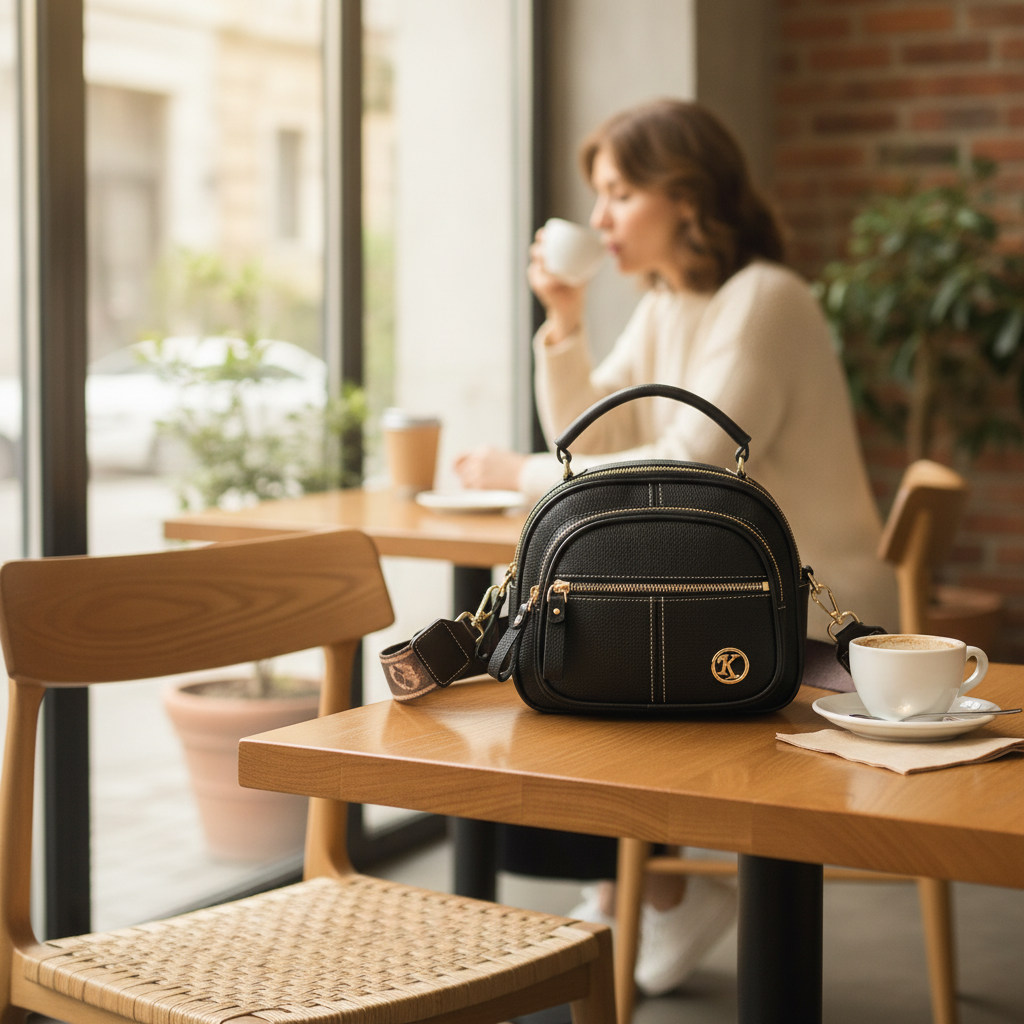 Kleine Tasche, großer Auftritt im Alltag