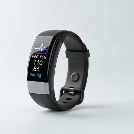 Fitness-Smartwatch mit Farbdisplay — IP67, USB-Ladung, 10 Tage Akku — technical_key_benefits.centre_ring_image