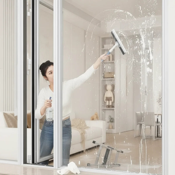 Magnetischer Fensterreiniger – Innen & außen in einem Durchgang, kein Hinauslehnen — technical_before_after.without_card_image