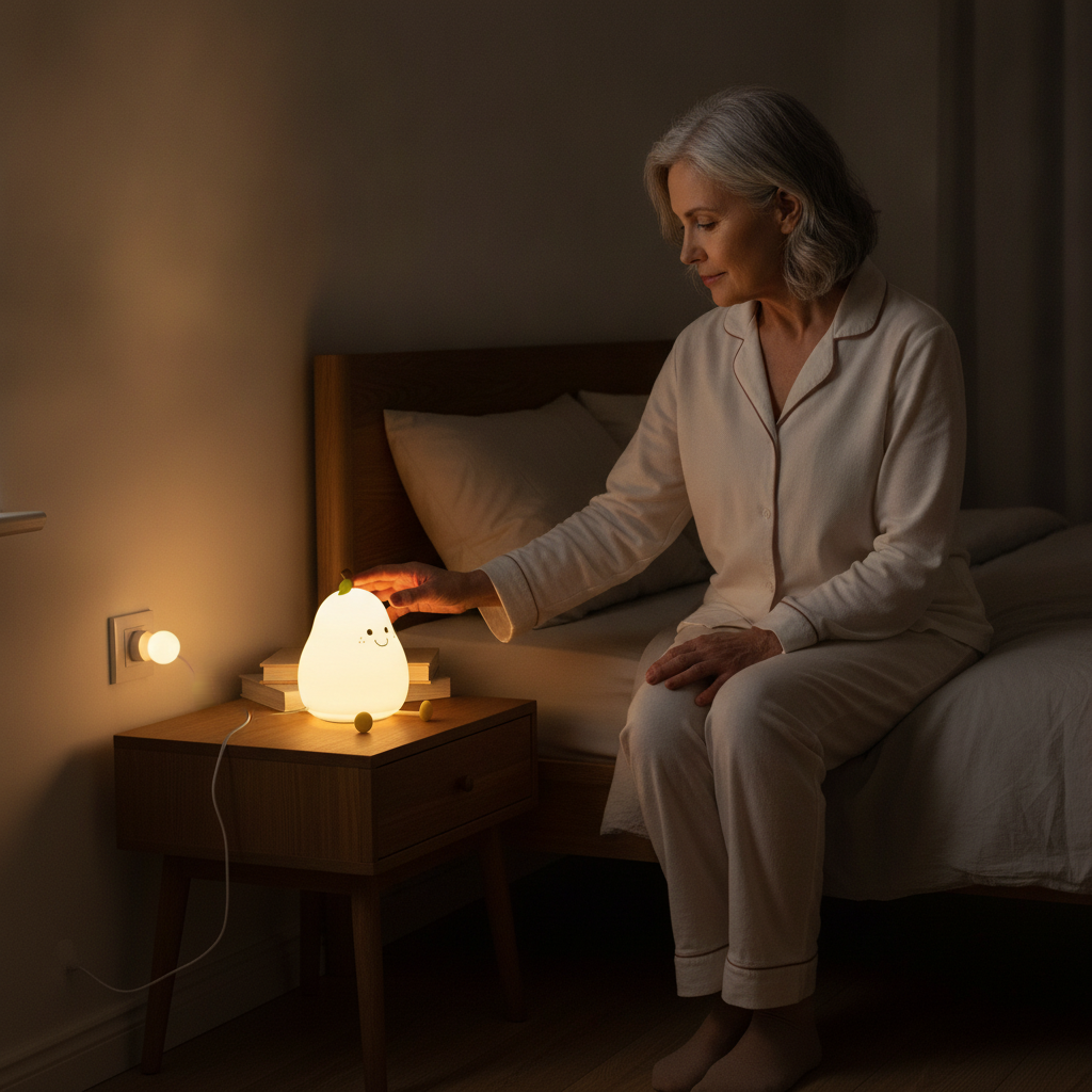 Estas 4 fortalezas hacen que la luz nocturna de pera sea el compañero ideal para las noches de los niños.