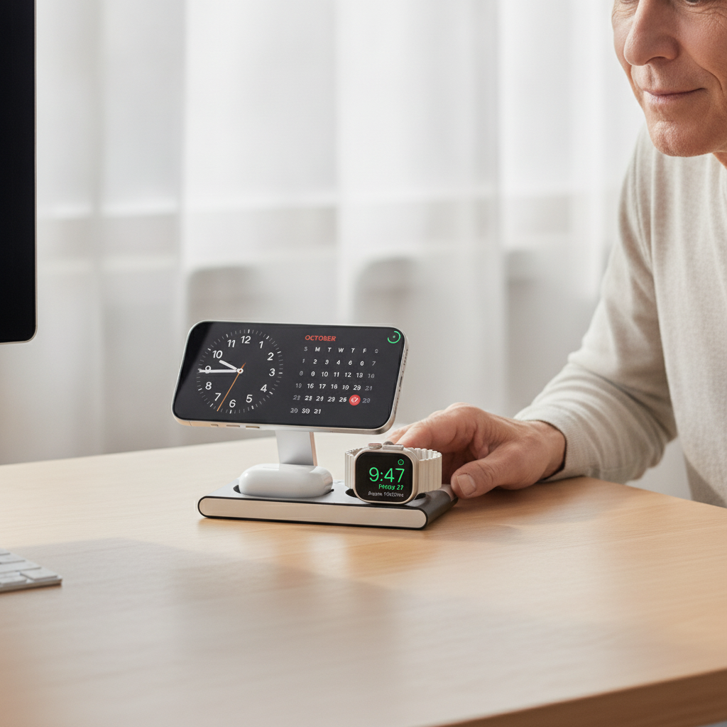 These 4 strengths make the 3-in-1 charging station a daily staple.
