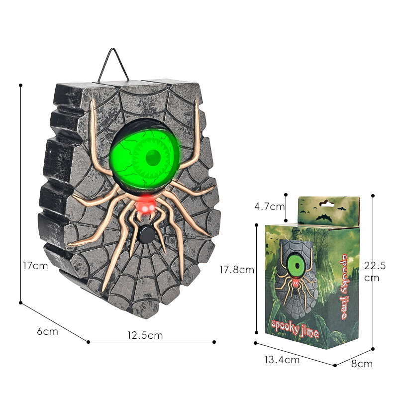 Türklingel Spinnendesign Halloween-Deko -    Zorenza