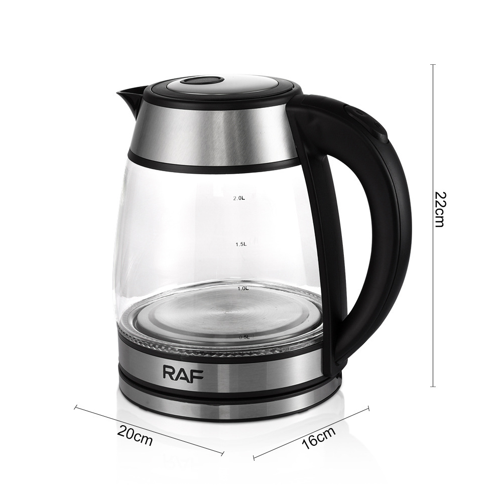 Glaskocher 2 L Borosilikatglas mit Teefilter -    Zorenza