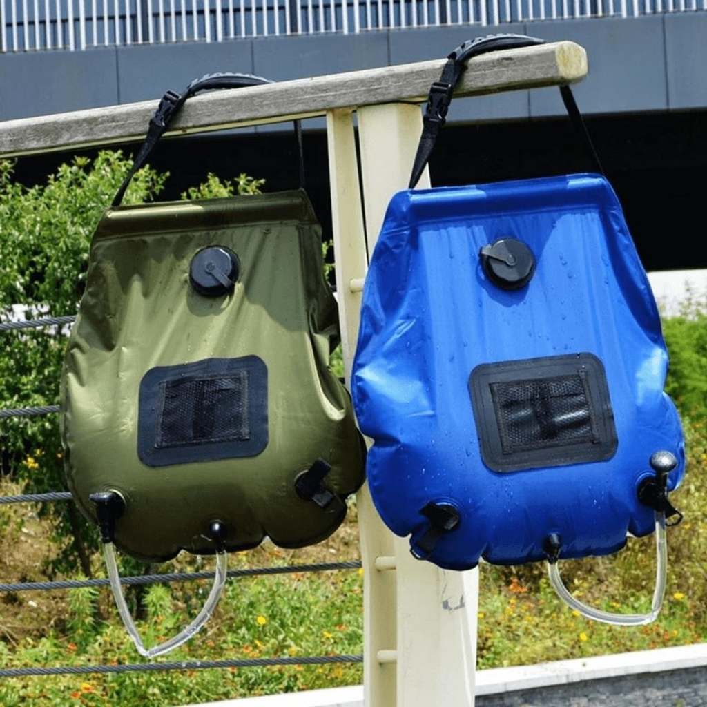 Solardusche faltbar 20 Liter mit Handpumpe -    Zorenza