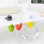 Daumen-Haken Silikon für Kabel und Gegenstände – Selbstklebend -    Zorenza