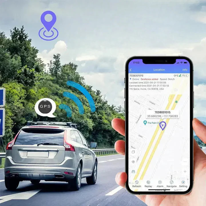 Mini GPS-Tracker mit Magnet — Echtzeit-Ortung per App, 2er-Set -    Zorenza