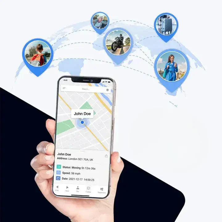 Mini GPS-Tracker — Live-Ortung per App für Gepäck, Auto & Haustier -    Zorenza
