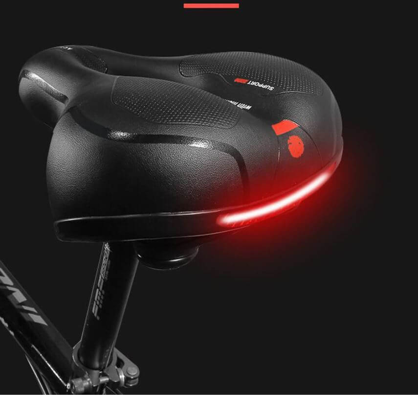 Fahrradsattel ergonomisch mit Stoßdämpfung und Belüftung -    Zorenza