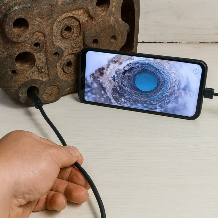 Endoskop-Kamera USB mit LED-Beleuchtung – Wasserdicht IP67 -    Zorenza