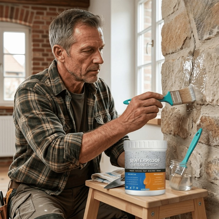 Waterproof sealant for concrete, brick & metal