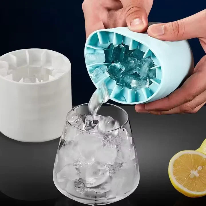 Silikon-Eiswürfelform – Eiswürfel auf einen Schlag Zorenza