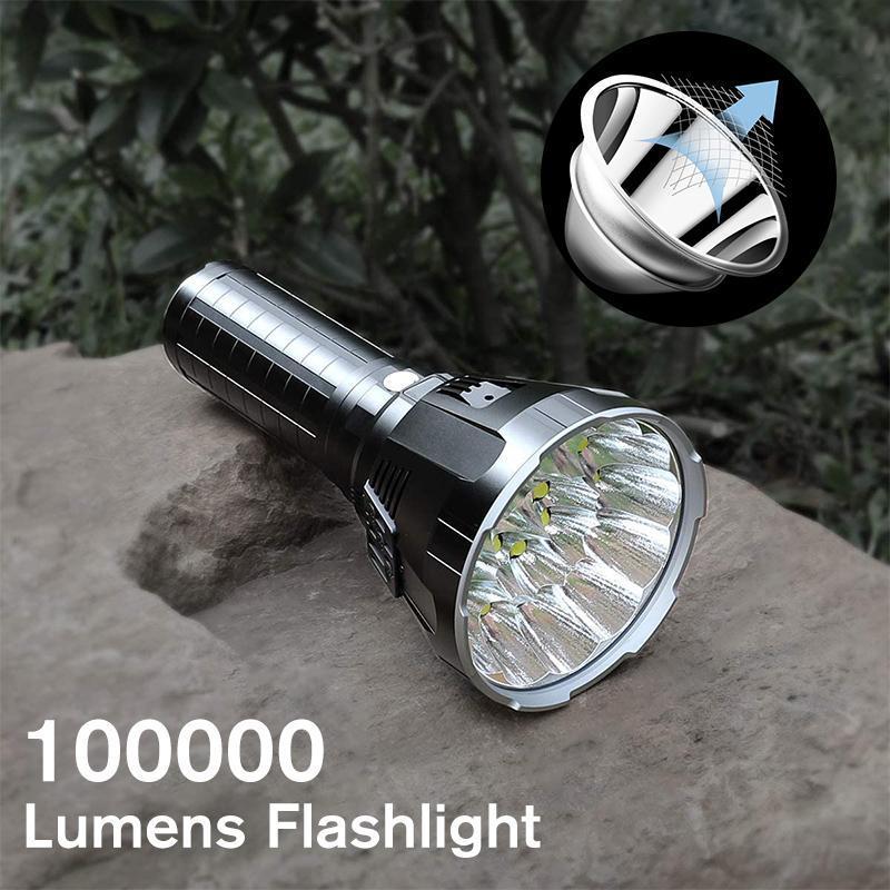 Hochleistungs-Taschenlampe mit 3000-5000 Lumen und Akku -    Zorenza