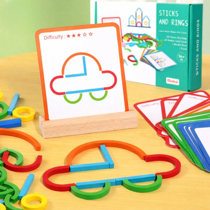 Holzpuzzle für Kinder – Konzentration und Logik spielerisch fördern Zorenza