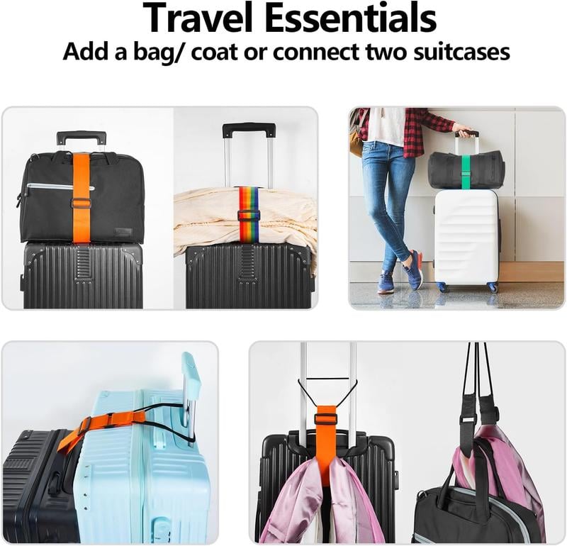 Koffergurt verstellbar – Taschen sicher verbinden für komfortables Reisen -    Zorenza