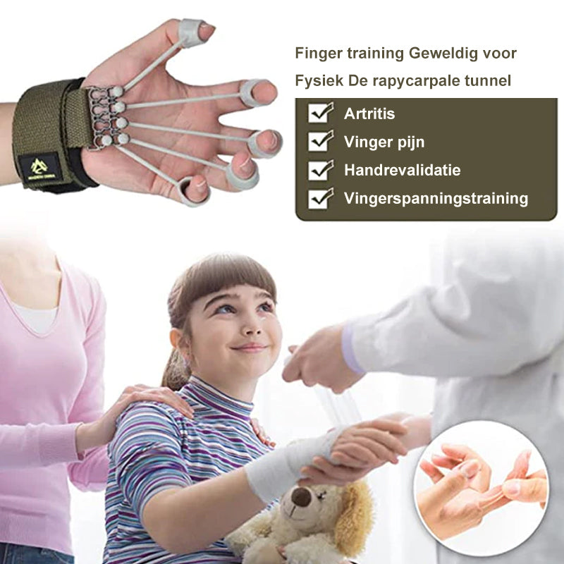 Fingertrainer mit verstellbaren Widerstandsstufen -    Zorenza