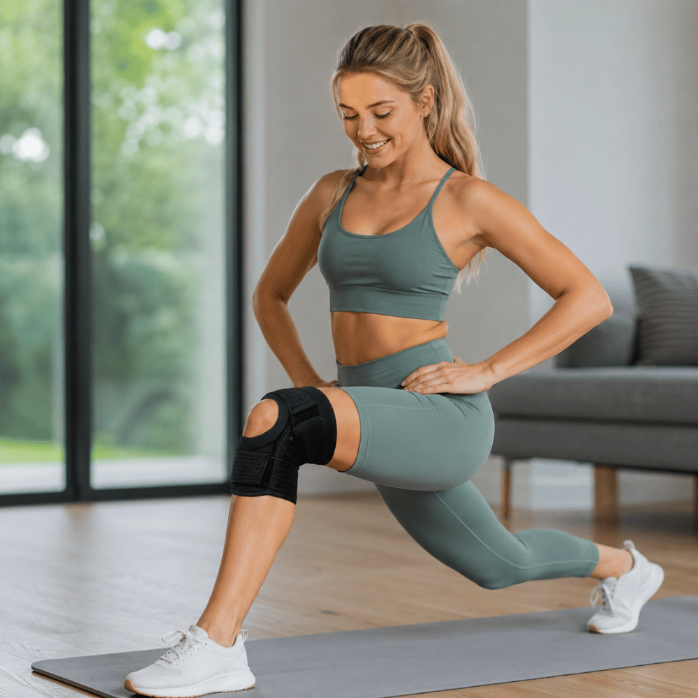 Kniebandage mit offenem Patella-Design -    Zorenza