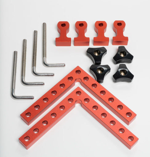 Eckklemmen-Set für präzise 90°-Winkel aus Aluminium -    Zorenza