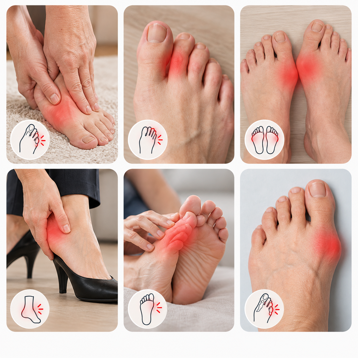 Zehenkorrektur-Bandage mit EMS-Stimulation für Ballenzehen -    Zorenza
