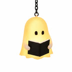 Bücherregal-Laterne mit Geist-Figur und Metallhalter -    Zorenza