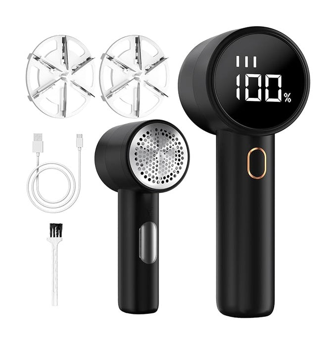 Fusselentferner elektrisch mit LED-Display und USB-C -    Zorenza