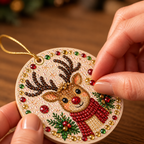 Diamond Painting Weihnachtsanhänger Set 6-teilig -    Zorenza