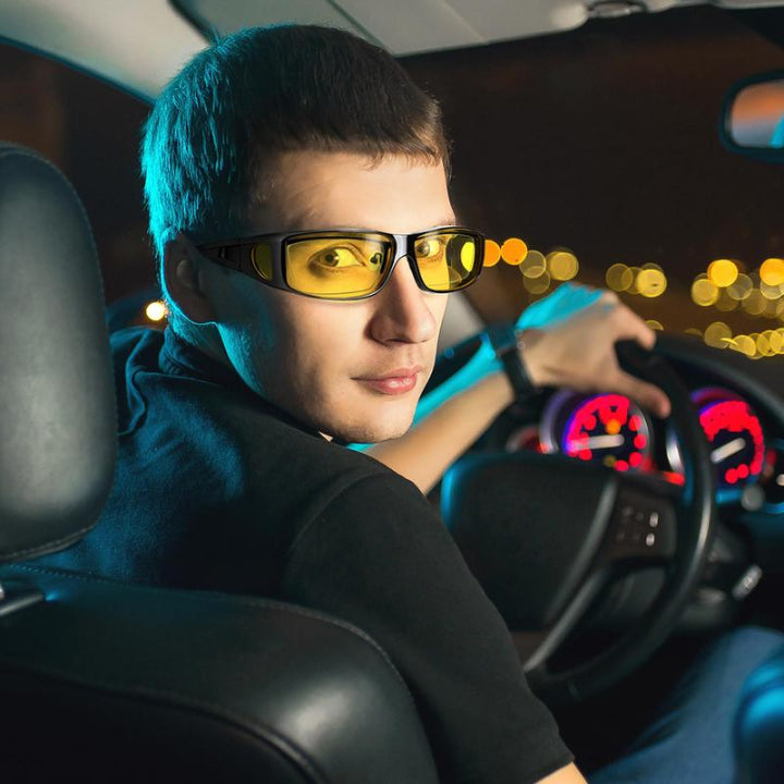 Nachtfahrbrille mit Blendschutz – Polarisierte Gelbgläser -    Zorenza