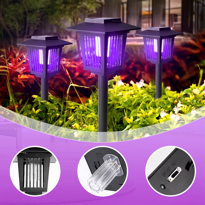 Solar-Mückenlampe mit UV-Licht – Automatischer Schutz bei Dämmerung -    Zorenza