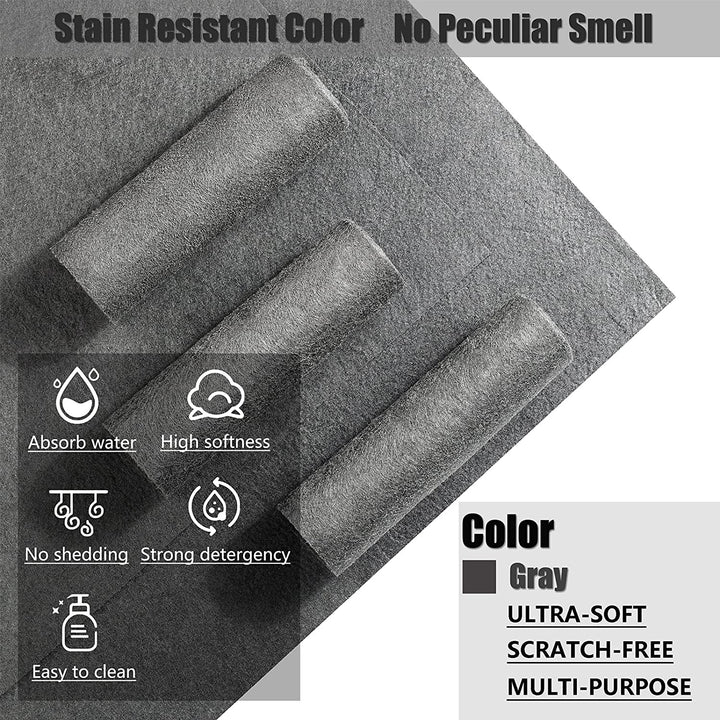 Mikrofaser-Reinigungstuch Set – Streifenfrei ohne Chemikalien -    Zorenza