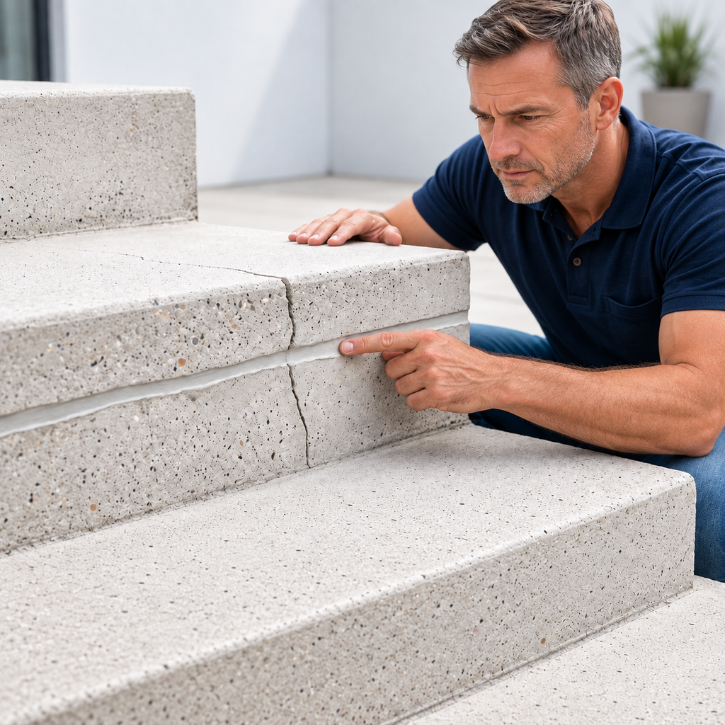 Beton-Reparaturmasse für Risse und Betonstufen -    Zorenza