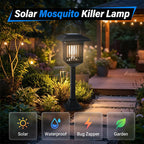 Solar-Mückenlampe mit UV-Licht – Automatischer Schutz bei Dämmerung -    Zorenza